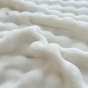 Super Soft Printed <strong>Double</strong> Layer Rabbit Fur <strong>Throw</strong> Living Room Blanket Polyester Knitted Thick Warm Winter Fleece Customizable <strong>Bed</strong> - Product Image 3