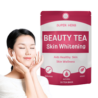 Vente chaude Femme Corps Peau Glow Detox Thé Blanchiment De La Peau Thé Beauté De La Peau Thé
