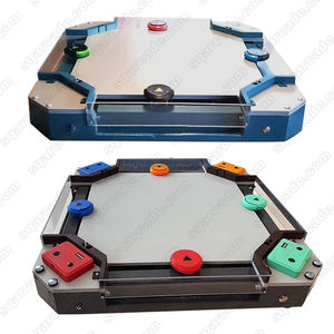 Su misura <span class=keywords><strong>DIY</strong></span> <span class=keywords><strong>Arcade</strong></span> Multiplayer competizione con Joystick air Hockey elettronica hyperlap gioco da tavolo Mini macchina da gioco da tavolo - Product Image 4
