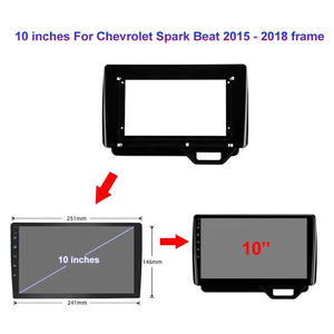 Pantalla táctil de 4 núcleos manos libres Gps Navegador de coche pantalla HD Android Auto <span class=keywords><strong>Apple</strong></span> Carplay Radio para Chevrolet Spark Beat 2015-2018 - Product Image 4