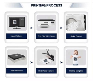 A4 máy in kỹ thuật số T-Shirt in ấn plotter máy in phun L805 printhead L805 dtf máy in - Product Image 6
