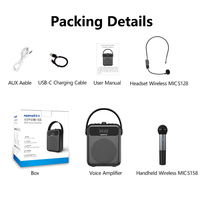 Toplu Taşınabilir Dijital Ses Yükseltici USB-C Şarjlı Ses Ekipmanı/amfiler/hoparlör Bluetooth MP3 Çalar Tek Tıkla Kayıt