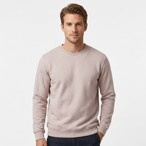 100% algodón polar Color sólido básico ropa de calle estilo clásico de invierno hombres sudadera logotipo personalizado sudaderas de alta calidad - Product Image 1