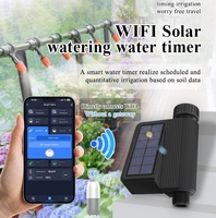 Controlador de Riego Automático Inteligente SLS con WiFi, Energía Solar, Plástico, 3/4 Pulgadas, IP66 Impermeable, Control por Aplicación Android, para Interiores y Exteriores