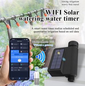 جهاز تحكم ري آلي ذكي يعمل بالطاقة الشمسية وواي فاي من SLS، مقاس <span class=keywords><strong>3</strong></span>/4 بوصة، مقاوم للماء بمعيار IP66، مؤقت تويا للمنزل والمناظر الطبيعية الخارجية - Product Image 2