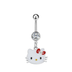 <span class=keywords><strong>Gioielli</strong></span> Ruiqian carino piccolo gatto <span class=keywords><strong>ombelico</strong></span> anello in acciaio inox <span class=keywords><strong>Piercing</strong></span> <span class=keywords><strong>gioielli</strong></span> ciondolo olio gocciolamento <span class=keywords><strong>ombelico</strong></span> unghie donna <span class=keywords><strong>gioielli</strong></span> per il corpo - Product Image 2