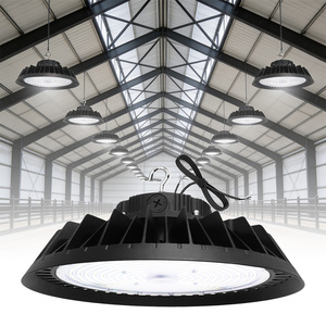 Projecteur LED UFO Industriel Haute Puissance 500W 3CCT 5000K 6500K Étanche IP65 Homologué DLC <span class=keywords><strong>pour</strong></span> Entrepôt Usine <span class=keywords><strong>Garage</strong></span> - Product Image 1