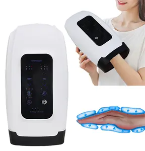 2022 Cordless 6 Modes And 6 Levels Heat And Air Compression Pressure Point Pain Free Hand Massager Tool Trade With Accessories