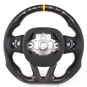 Pour <span class=keywords><strong>Dodge</strong></span> Challenger <span class=keywords><strong>SRT</strong></span> Sport LED volant en Fiber de carbone forgé intérieur automobile 2017 2018 2019 <span class=keywords><strong>2021</strong></span> 2022 2023 2024 - Product Image 3