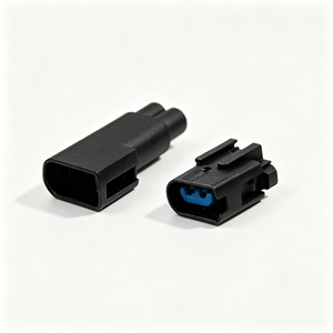2 3 4 8 12 Pin Male Female Wire Harness Terminal Listrik TE-AMP 2-1437712-5 Konektor Otomatis Tahan Air - Product Image 2