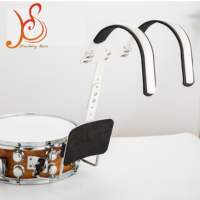 Tambour à main professionnel de fanfare en bois de bouleau massif, 10 goujons, harnais double rangée pour fanfare