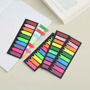 Colorful Self-Adhesive Flat Arrow Writable Sticky Notes Index Tabs for Notebook <b>Journaling</b> Book Reading Office School Stationery - Product Image 4