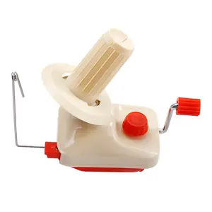 2024Syhand Bediende Garenwinder Fiber Wol Handmatige Handheld Winder Machine String Ball Draagbaar Voor Diy Naaien Maken Accessoires