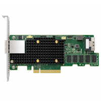 Kartu Kontrol Penyimpanan Server SAS3916 9580-8i8e Baru dengan 8 Port Internal, 8 Port Eksternal, PCIe 4.0 x8 Tri-Mode 12Gbps, 240 Perangkat