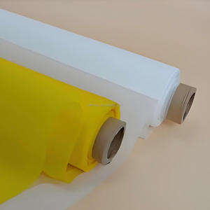 Rollo de Malla de Monofilamento de Poliéster Amarillo/Blanco para Serigrafía, 43T 77T 100T 120T 110 200 250 305 Mallas para Impresión en Serigrafía - Product Image 3