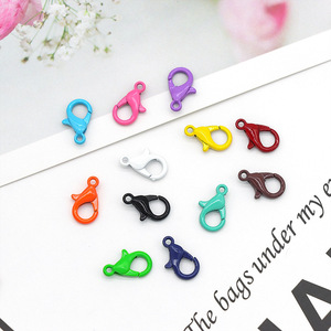 ตัวล็อกแบบก้ามปูสีลูกกวาด ขนาด 12 มม. โลหะ สำหรับทำสร้อยคอ พวงกุญแจ จี้ DIY อุปกรณ์ตกแต่งเครื่องประดับ ขายส่ง - Product Image 4