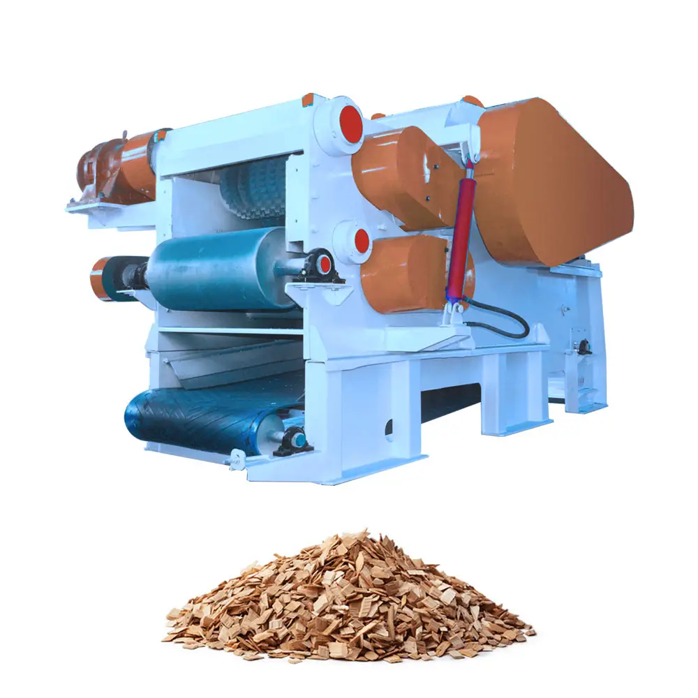 Machine de fabrication de copeaux de bois/broyeur de bois/Machine de broyeur de bois industriel électrique à tambour