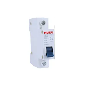 MUTAI Factory Outlet 1P 1 Phase 1 Pole DC Single Phase PV MCB Switch Miniature Circuit Breaker for Battery
