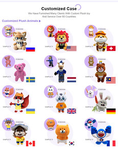 Peluche chien en peluche douce et mignonne, design personnalisé Kinqee, pour enfants, cadeaux - Product Image 5