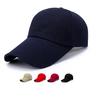 canvas 6 panel unstructured lengthen curved brim advertising campaign sun visor hat mountaineering camping sport dad cap gorras