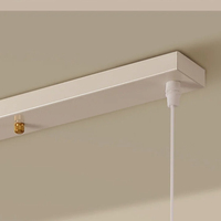 Simple et pratique fleurs de fer salon fond mur lustre chaud et romantique chambre chevet acrylique suspension lumière