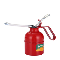 200cc 500cc rouge tube flexible en acier levier style ascenseur huile can huileur can pompe manuelle moteur huile can