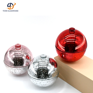 Thanh Lịch Rõ Ràng Cho Bóng Hình Dạng Nến Jar Giáng Sinh Trang Trí Nội Thất Với Đứng Cho Lễ Hội Bầu Không Khí - Product Image 6