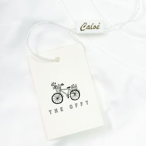 Wholesale Simple Cheap Eco-Friendly Matt Cardboard Hangtags Custom Printed Paper Tags for Garments Shoes Bags