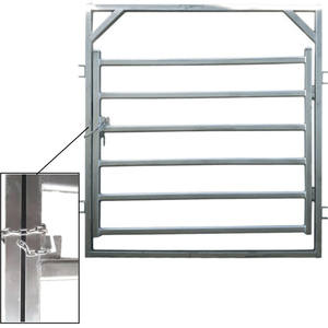 Valla de corral de Metal galvanizado por inmersión en caliente, fácil de montar, 1,5 m/1,8 m, marco de acero redondo, oveja, caballo, valla de alambre agrícola versátil - Product Image 1