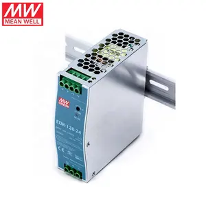 Mean Well Din Rail EDR-120 Wholesale110/220V AC Input 12/24V DC Output Industrial Power Supply