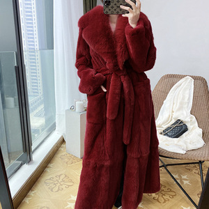 New Women's Mid-Length Coat - Elegant, Loose-Fit, Plus Size Faux <b>Fur</b> Fashion - Product Image 2