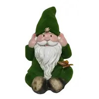 Tùy Chỉnh Thiết Kế Năng Lượng Mặt Trời Gnome Giáng Sinh Trang Trí Nội Thất Polyresin Vườn Gnome Trang Trí