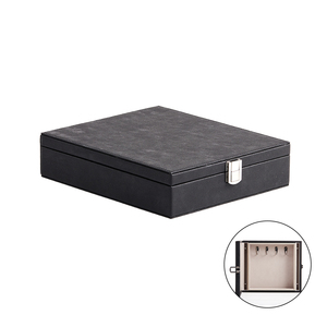 <span class=keywords><strong>Caja</strong></span> Faraday montada en la pared de cuero PU para llaves de <span class=keywords><strong>coche</strong></span> con cierre magnético Key Fob Signal Blocker Box Faraday Key Fob Protector - Product Image 3