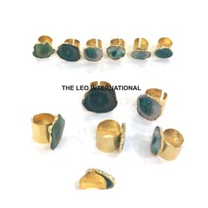 Aluminium Métal Forme Unique Plaqué Or Anneau de Serviette de Luxe Fait Main Utilisé Maison Mariage Fête Décoration de Table - Product Image 2