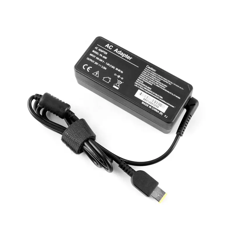 Bộ Sạc 65W 20V 3.25A 4.5A Máy Tính Xách Tay Bộ Đổi Nguồn Cho Lenovo Với Pin USB Loại C Vuông