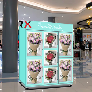 ตู้ขายดอกไม้อัตโนมัติสีดำตู้เย็นดอกไม้สดดอกไม้ - Product Image 6