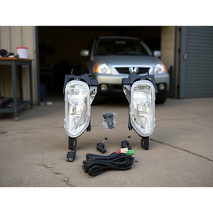 Juego de Faros Antiniebla Halógenos para Honda CRV 2002-2004, Lámparas de Conducción de Repuesto de 12V con Arnés de Cableado y Herrajes de Montaje, Nuevo - Product Image 1
