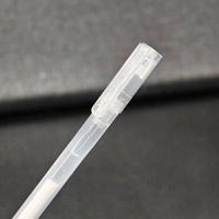 Stylo gel blanc en gros pour usine, stylo neutre à écriture fluide pour étudiants, croquis et dessin, logo personnalisé accepté