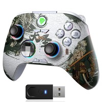 Manette de jeu sans fil 2025 Easy Speed Horse EasySMX X15 Cool RGB avec vibration, programmation de macros et connexion trois modes pour