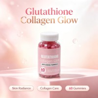 Rutinitas Kecantikan Harian Glutathione Collagen Gummies 60 Pcs Persediaan 30 Hari Suplemen Diet Wanita Tersedia Label Pribadi
