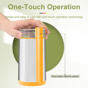 Petite rectifieuse électrique en acier inoxydable 250W électronique à commande tactile en céramique pour noix haricots grains herbes café - Product Image 4