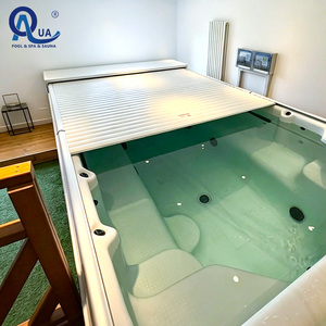 Auvent de piscine automatique Water Crown – PVC et aluminium résistants au vent, ajustement sur mesure pour spas hors sol et sites extérieurs - Product Image 2