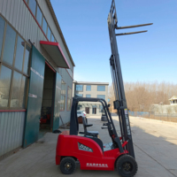 Chariot élévateur électrique Jichuan neuf à transmission intégrale, pneus pleins, déplaceur latéral électrique, adaptabilité tout-terrain pour la fabrication et la construction