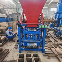Machine à briques en béton semi-automatique 4-35A, vente chaude d'usine, pour la fabrication de blocs de béton solides diesel