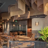 Nouveaux modèles de meubles commerciaux canapé de club personnalisé couleur restaurant moderne demi-rond stand canapé