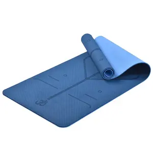 Tùy chỉnh yoga mat với in logo hoặc điện khắc từ và mô hình grs cấp giấy chứng nhận bsci kiểm toán yoga mat 6 mét