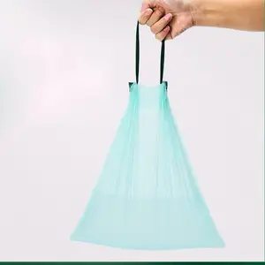 Tùy Chỉnh Sinh Thái Thân Thiện Với Dây Kéo Compostable Túi Rác Phân Hủy Sinh Học Xe Từ chối Bao Thùng Rác Bin Lót Túi Rác