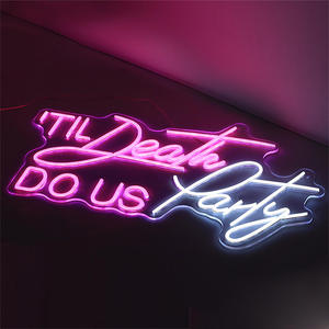 Letreros de neón acrílicos, letras y <span class=keywords><strong>palabras</strong></span>, muy bonitos, led, para boda, envío directo - Product Image 3