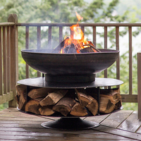 Brasero Barbecue d'Extérieur en Acier Corten