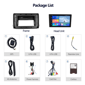 Meihua 10 ''car DVD đài phát thanh android12 xe Stereo cho Peugeot 2008 xe Stereo Bảng điều khiển Bảng điều khiển Carplay Android Auto GPS bt5.0 FM RDS - Product Image 5